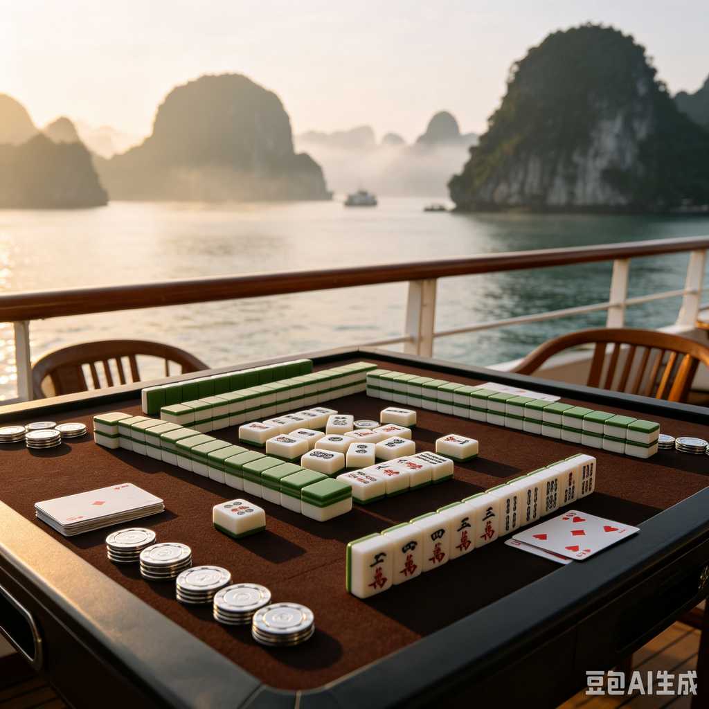 mahjong set with storage case